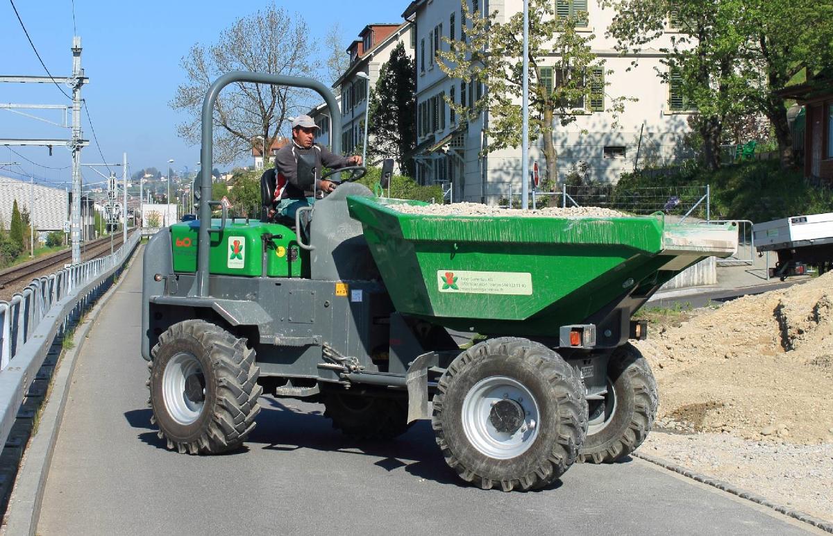 Raddumper mit 6t Nutzlast